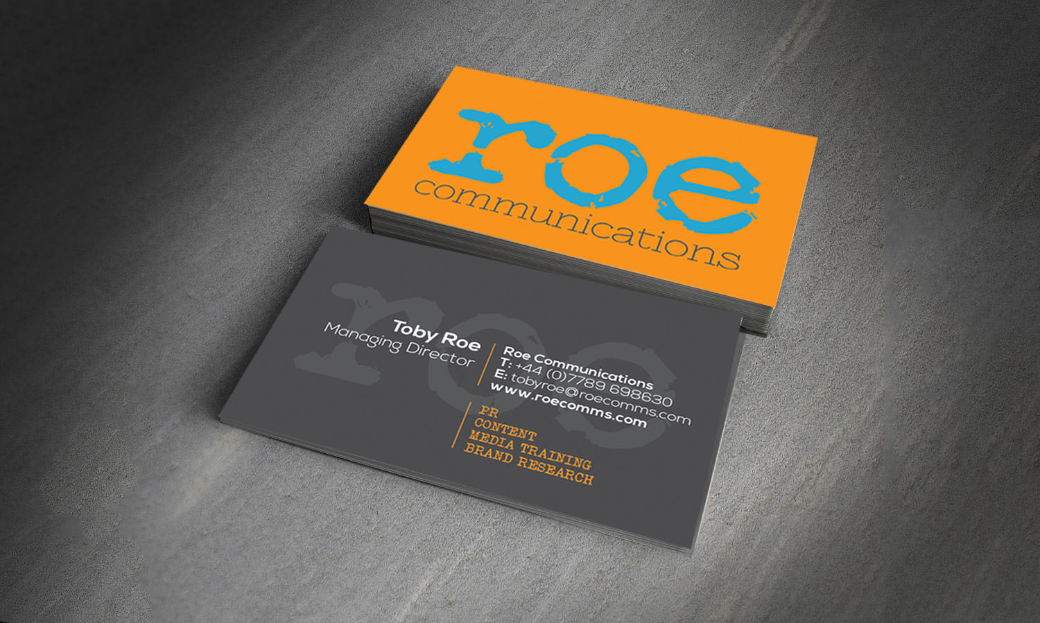 Roe Communications Business Cards