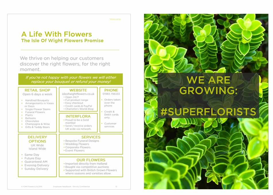 Isle of Wight Flowers Employee Handbook